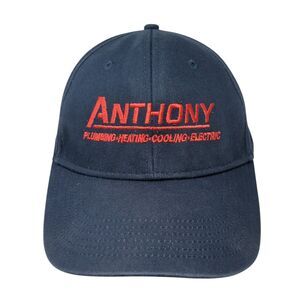 Anthony Plumbing, Heating, Cooling & Electric Strapback Hat Blue One Size
